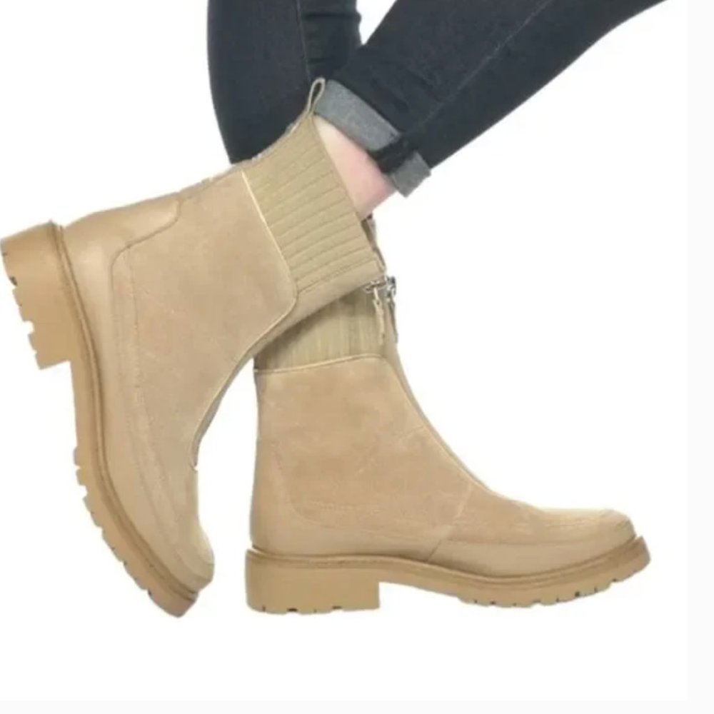 Sam Edelman Leone Lug Sole Chelsea Boot‎ Size 7.5